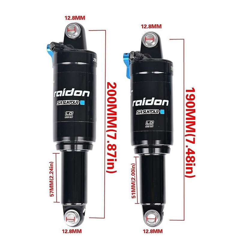 Mountain Bike Air Rear Shock 200mm with Lockout Bicycle Suspension Air