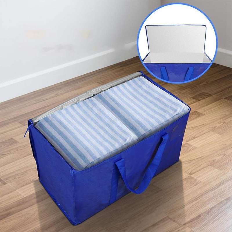 Moving Bags Heavy Duty with Strong Zippers and Handles Collapsible Moving Supplies, Storage for Pac