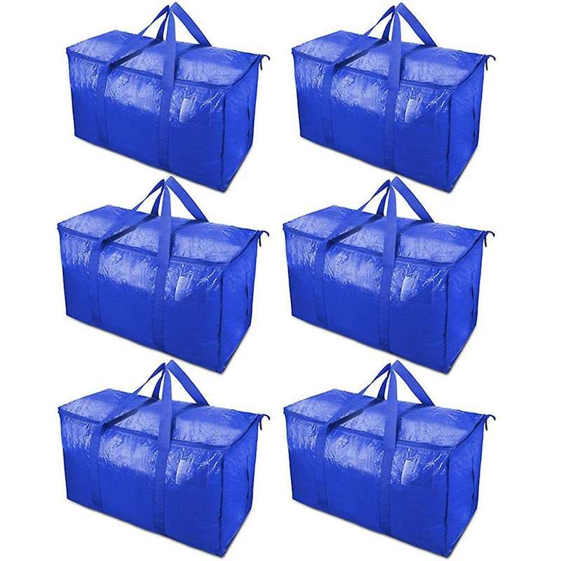 Moving Bags Heavy Duty with Strong Zippers and Handles Collapsible Moving Supplies, Storage for Pac