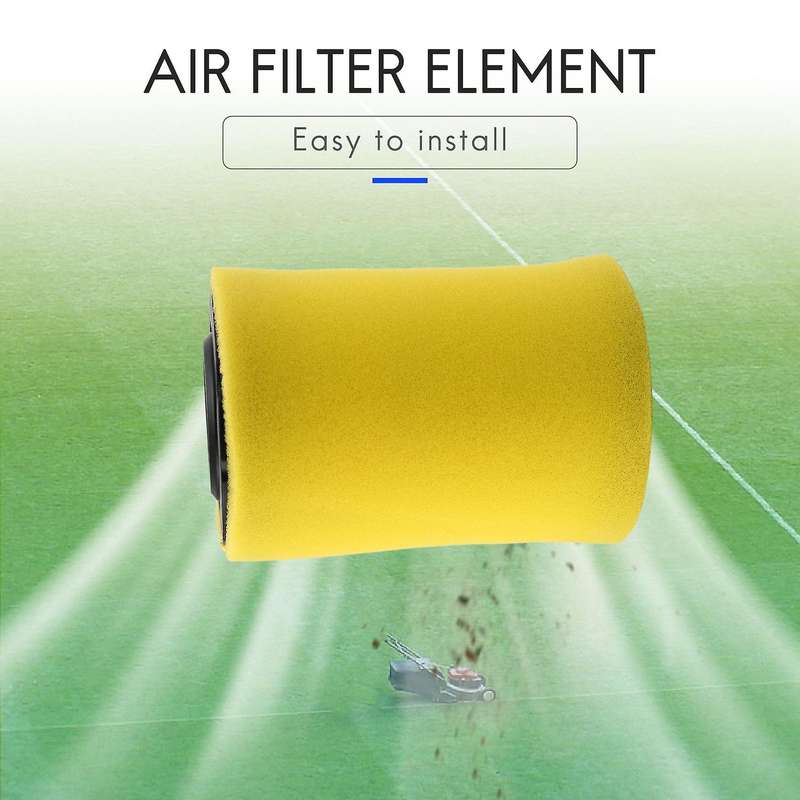 Mower Air Filters Replace for Stratton 796031 (591334 Or 594201) Plus 797704 Foam Pre-cleaner (pack