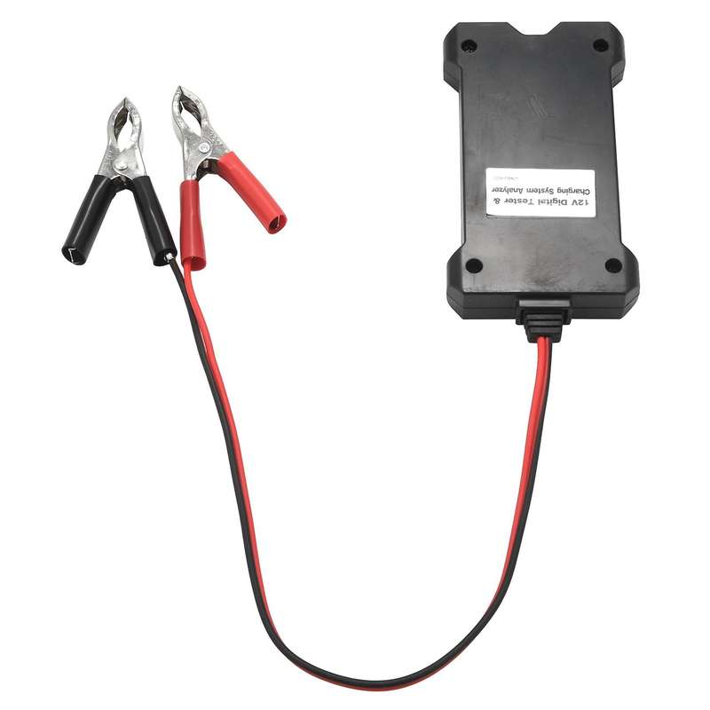MP0514A 12V Digital Battery Tester Voltmeter and Charging System Analyzer with LCD Display and LED