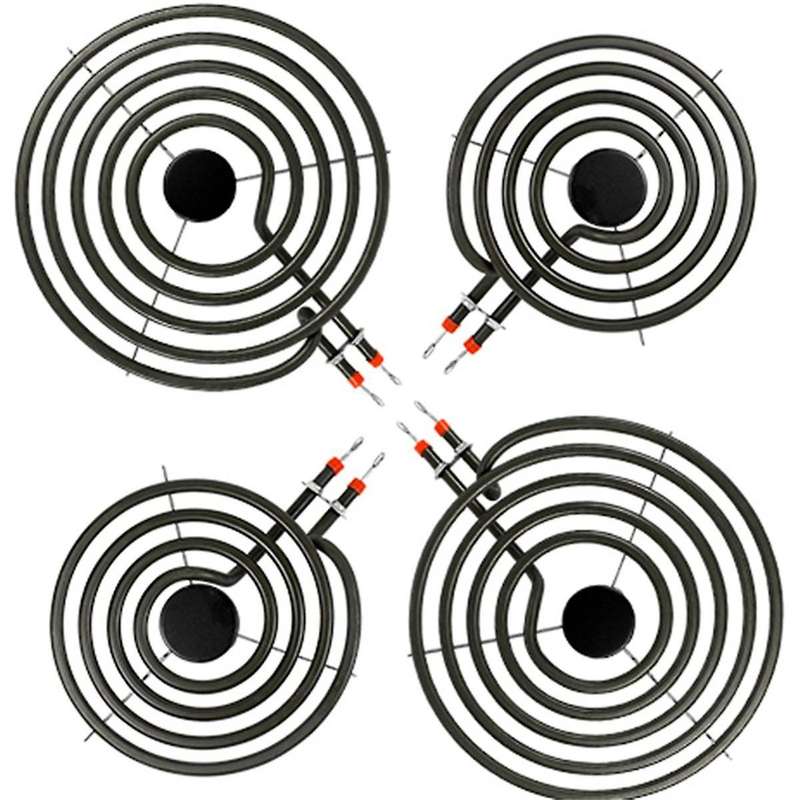 MP22YA Electric Range Burner Element Unit Set, 2 MP15YA 6 Inch & 2 MP15YA 8 Inch Range for , for Har
