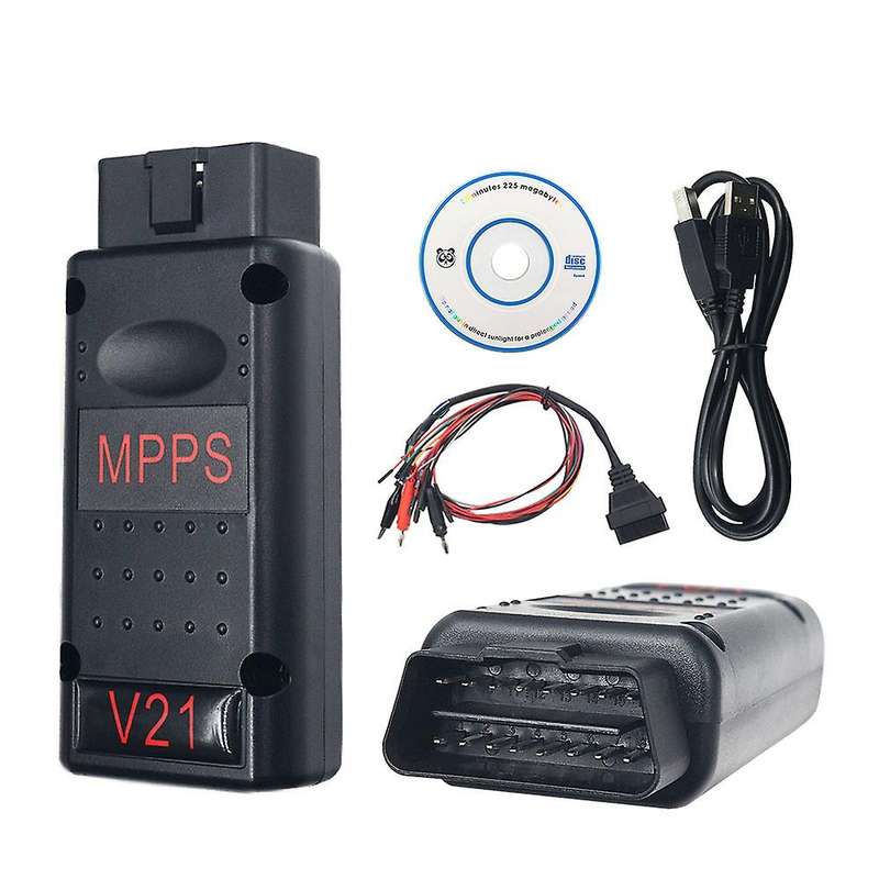 MPPS V21 ECU Chip Tuning Tool MAIN + TRICORE + MULTIBOOT with Breakout Tricore Cable EEprom Programm