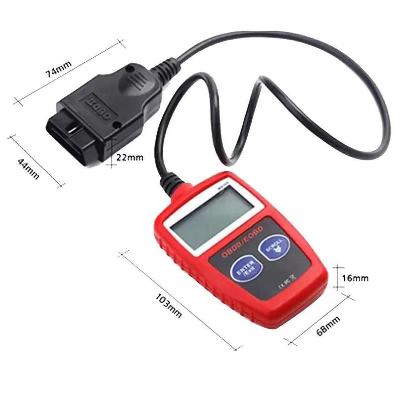 Ms309 Obd2 Scanner Check Engine Light Fault Code Reader Universal Obdii Diagnostic Scan Tool,a