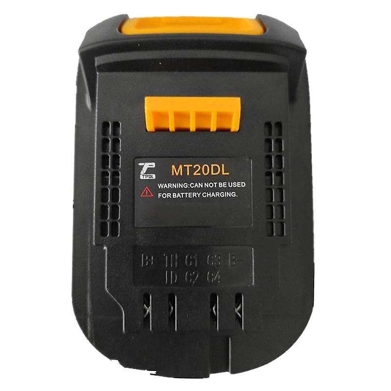 MT20DL Battery Converter Adapter for Makita 18V Bl1830 Bl1860 Bl1815 Convert to Dewalt 18V 20V DCB2