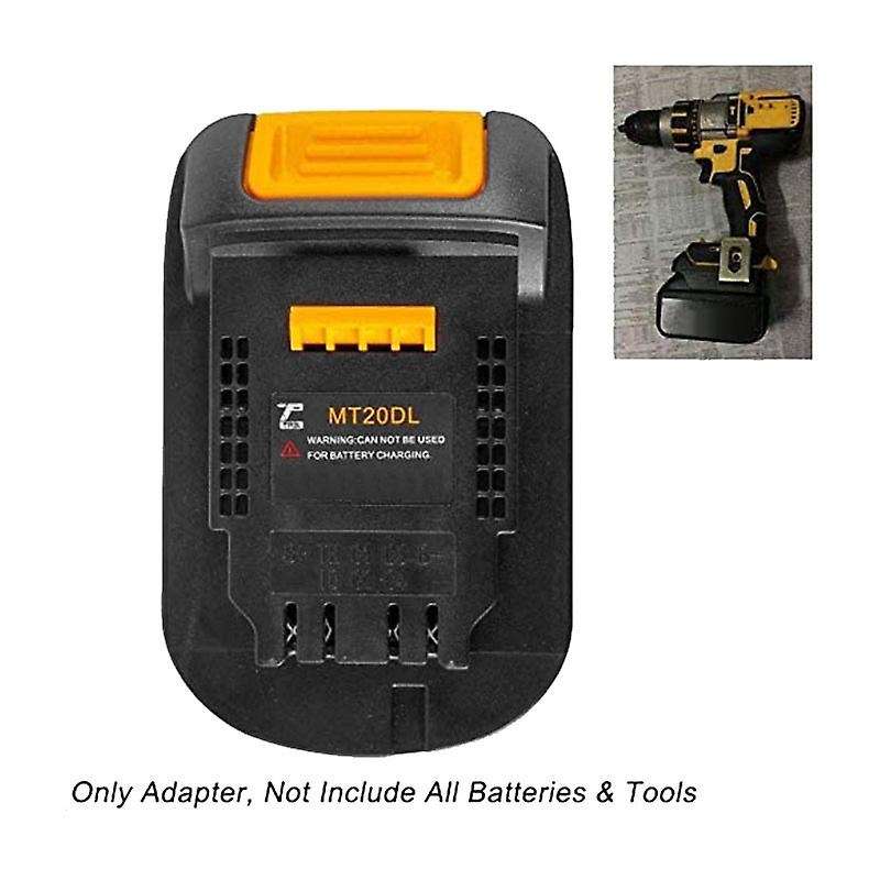MT20DL Battery Converter Adapter for Makita 18V Bl1830 Bl1860 Bl1815 Convert to Dewalt 18V 20V DCB2