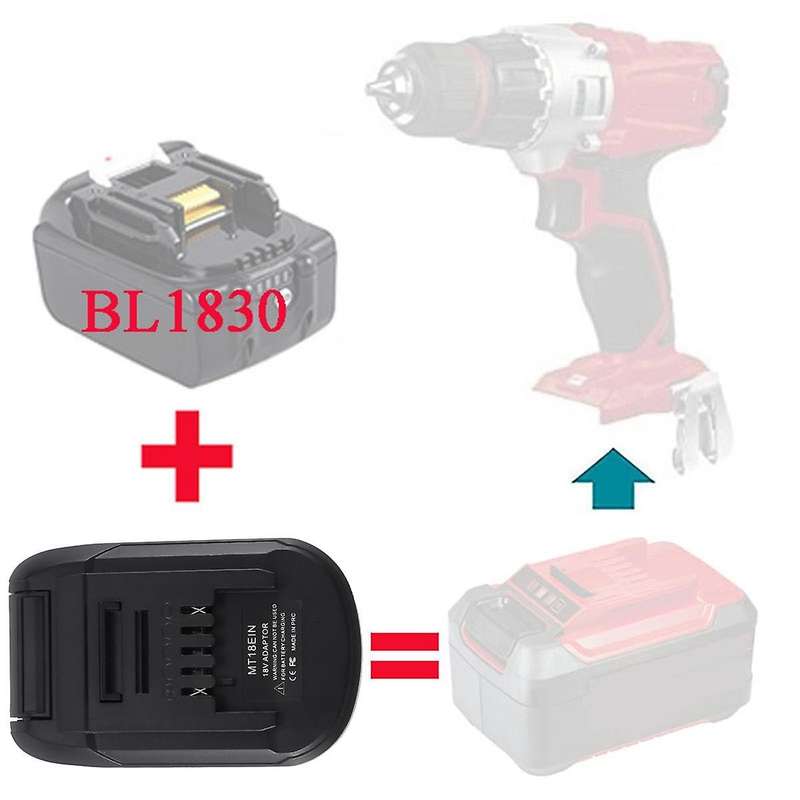 Mt18ein Battery Converter Adapter Charger for 18v - Battery Bl1830 Bl1850 Bl1860 for Lithium Tool