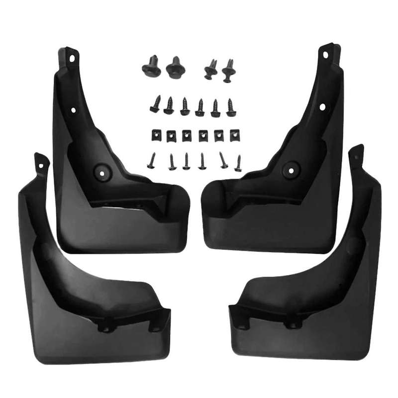 Mud Flaps Compatible for 2019-2022 Mud Splash Guards (4Pcs Set) Custom Front and Rear Splash Fenders