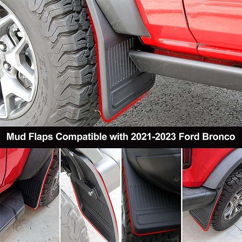 Mud Flaps for Accessories 2021 2022 2023 2/4 Door Front and Rear Splash Guard Mudguard
