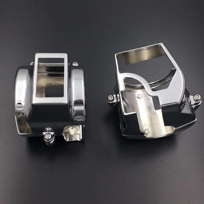 MT265-004-CD Chrome Switch Housing Cover Compatible for Shadow 600 VLX 750 Spirit Aero 2003-2009 Sha