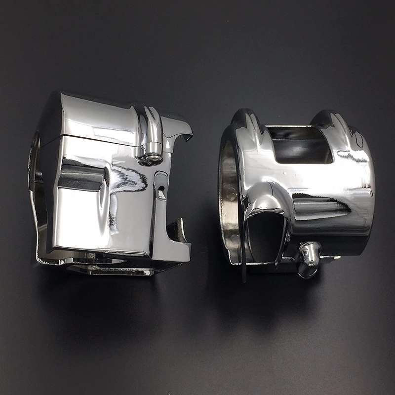 MT265-004-CD Chrome Switch Housing Cover Compatible for Shadow 600 VLX 750 Spirit Aero 2003-2009 Sha