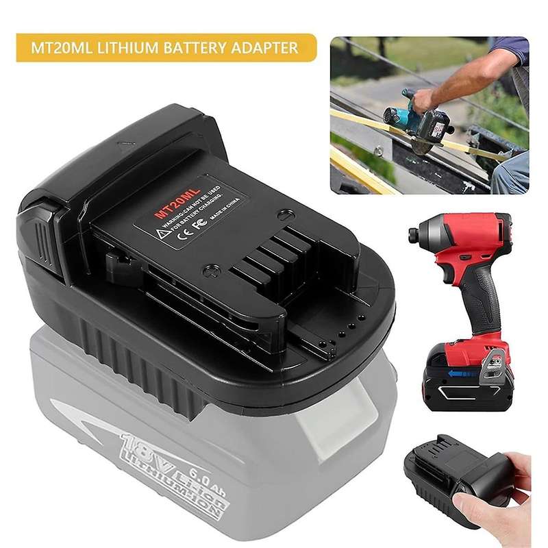 MT20ML Battery Adapter Converter for 18V Li-Ion Battery to for 18V for BL1860B/BL1860/BL1850B