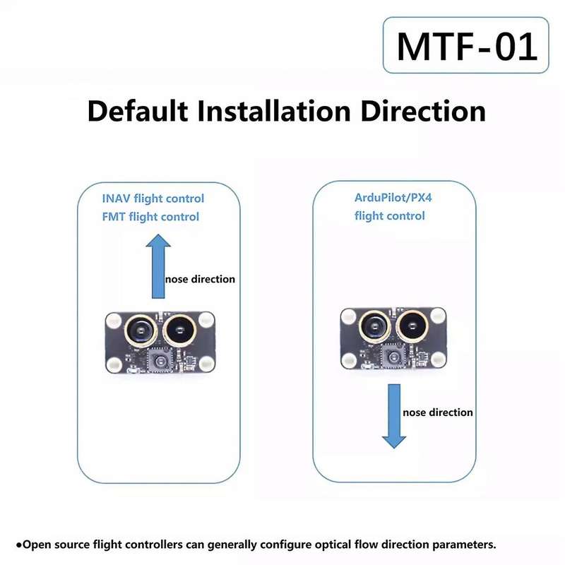 MTF 01 Optical Sensor Module PMW3901 Optical Flow Sensor UAV Positioning 8M Laser Ranging Integrated