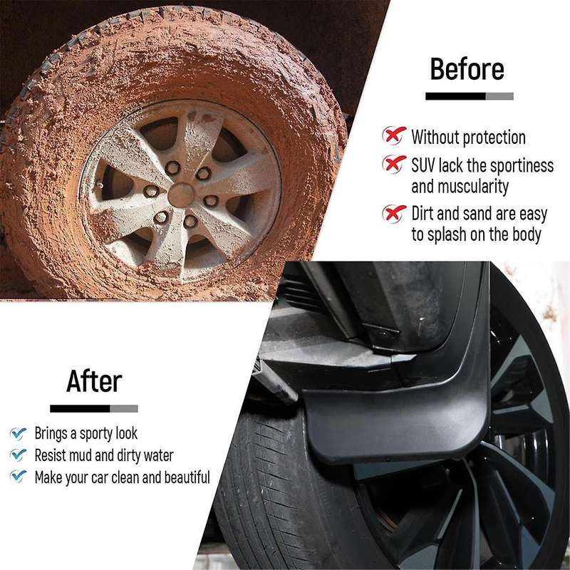 Mud Flaps for -50 CX50 2023 2024, Tire Protector Mudflaps Mud Guards Exterior Accessories