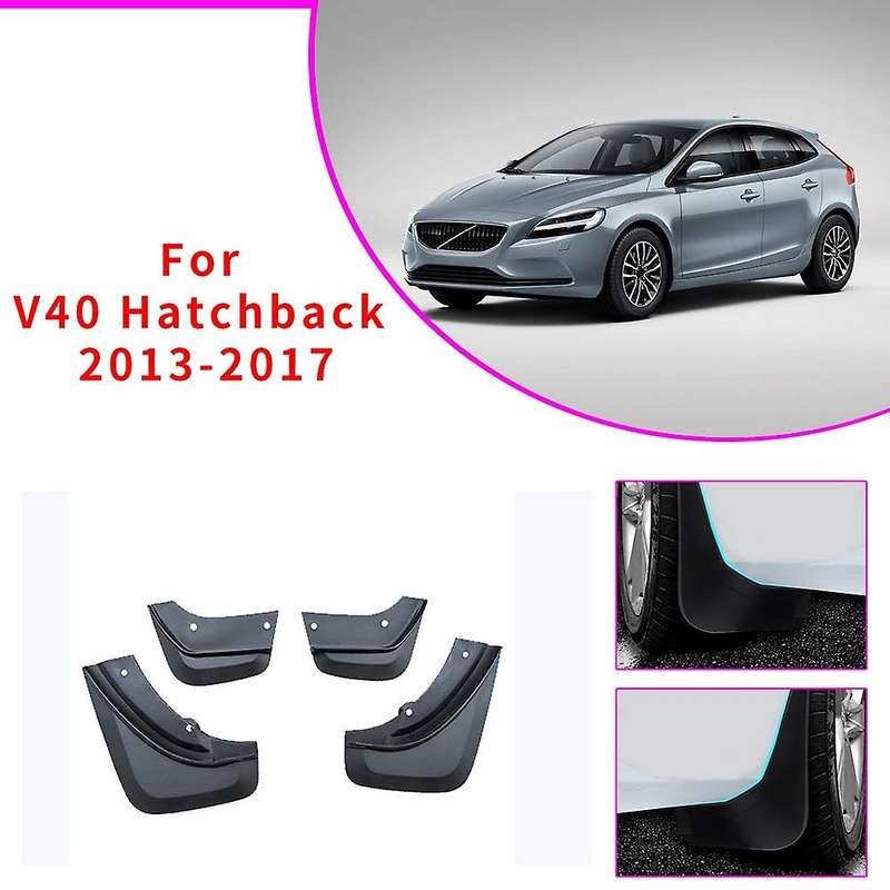 Mud Flaps Mudguards for V40 Hatchback 2013-2017 Front Rear Guards Car 4Pcs