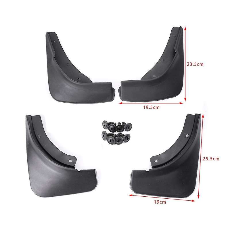 Mud Guards Mud Flaps for  B7 2011-201 European Full Protection Splash Guards 4Pcs Mudguard
