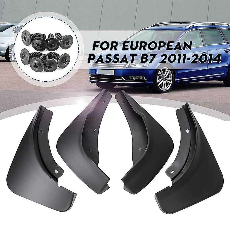 Mud Guards Mud Flaps for  B7 2011-201 European Full Protection Splash Guards 4Pcs Mudguard
