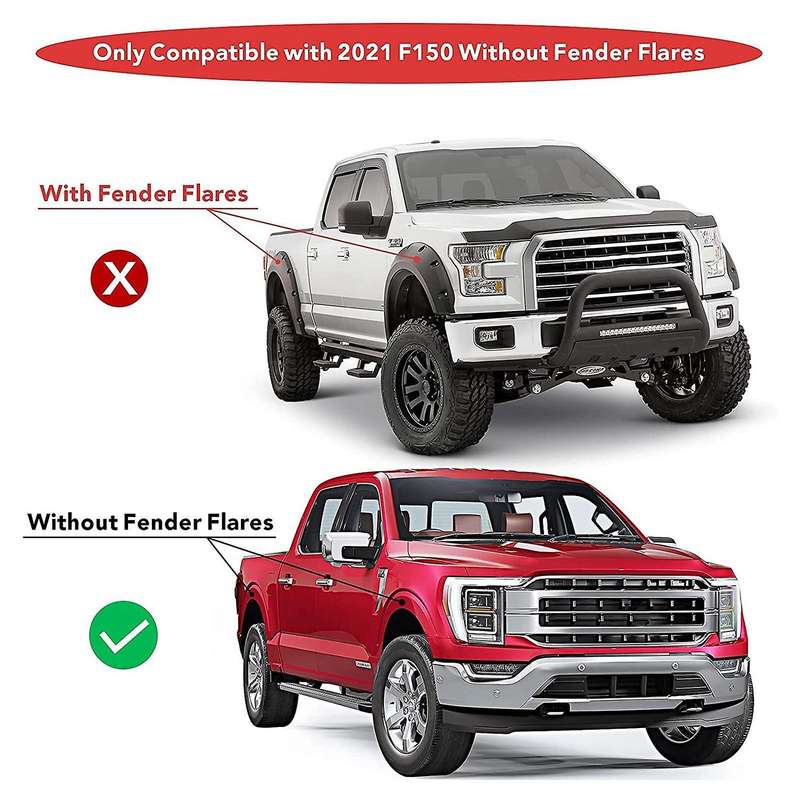 Mud Flaps, All Weather Front and Rear Mud Guards Splash Guard for 2021, Set of 4