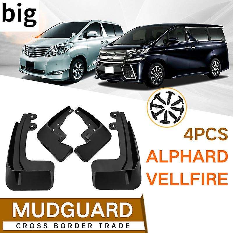 Mudguard for Alphard Vellfire Front Rear Mud Flaps Guard Splash Flap Mudguards Car Accessories Big