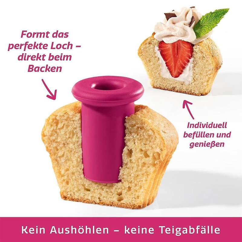 Muffin Cake Hole DIY Pastry Cupcake Cored Remove Device Plunger Cutter Baking Decorating Digging Hol