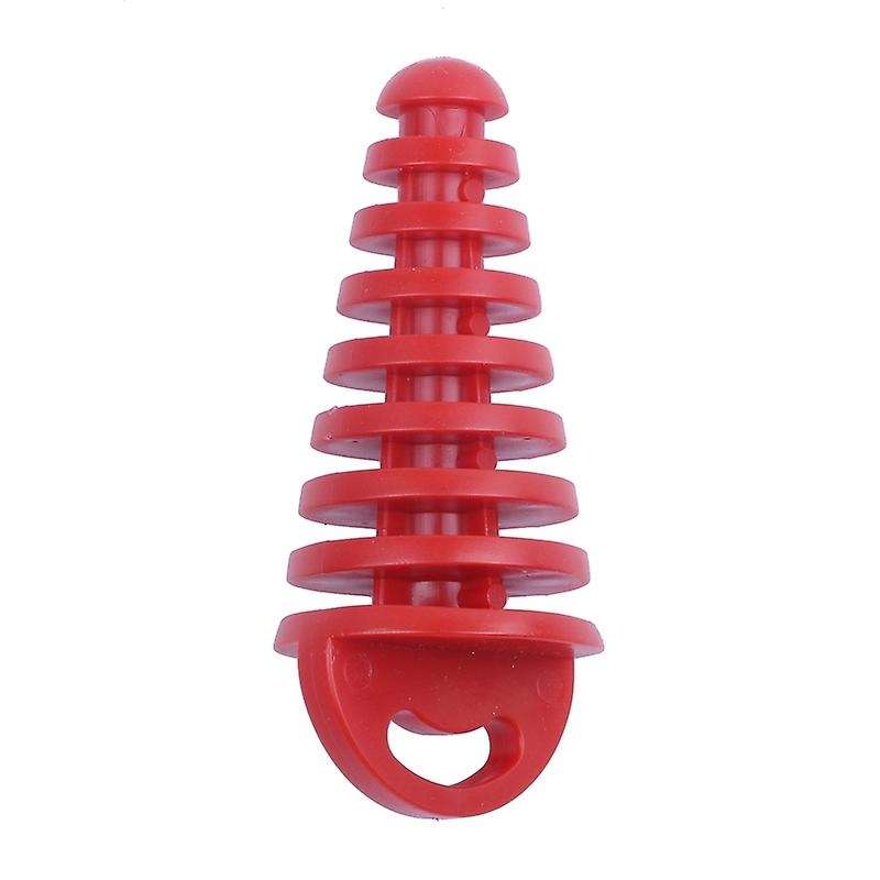 Muffler Pipe Exhaust Wash Plug for Motorcycle Dirt Bike ATV 2 4 Stroke, Red