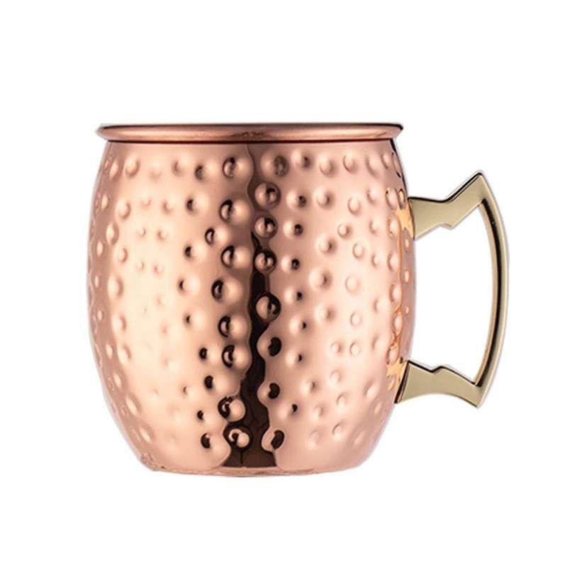Mugs Hammered Mugs Drinking Cup Copper Cup Hammer Point Cup Bar Cocktail Glass Bar Mug