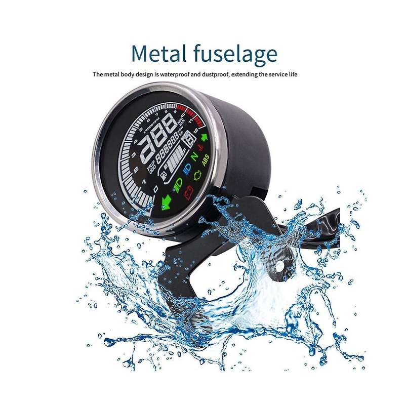 Multi- Instrument Odometer Lcd Screen Display Tachometer Motorcycle Supplies