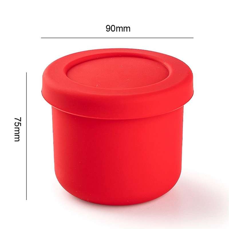 Multi-color Silicone Food Storage Container, Set Of 4, Reusable Airtight Food Containers with Lid, S