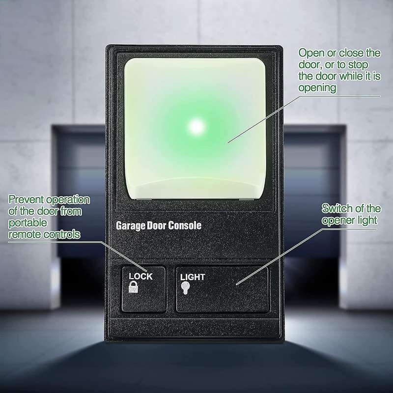 Multi-Function Control Panel Replacement Panel Wall Keypad Button for 78LM 81LM 371LM 971LM Garage D