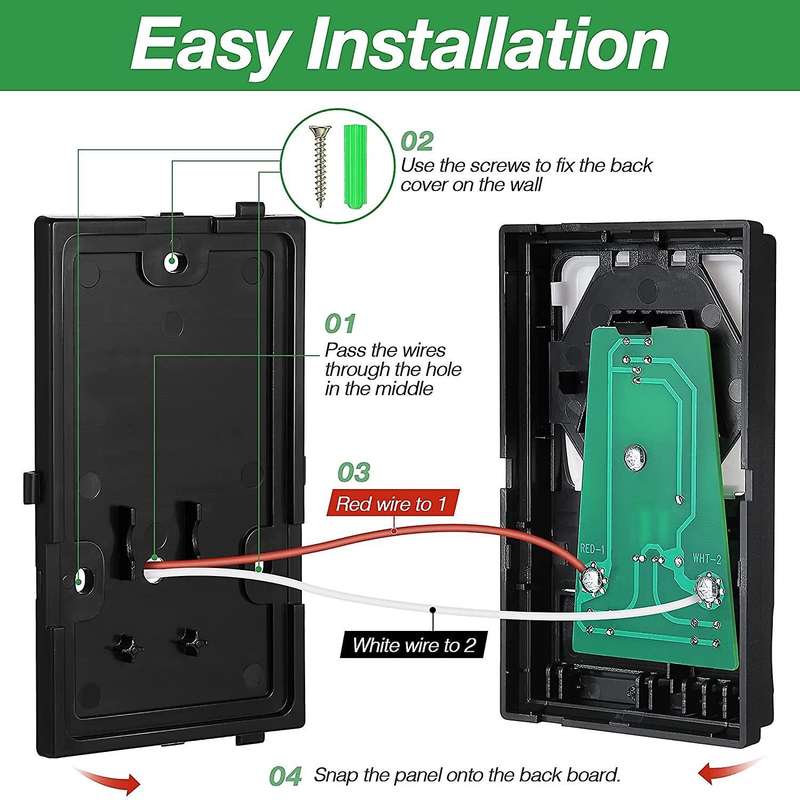 Multi-Function Control Panel Replacement Panel Wall Keypad Button for 78LM 81LM 371LM 971LM Garage D