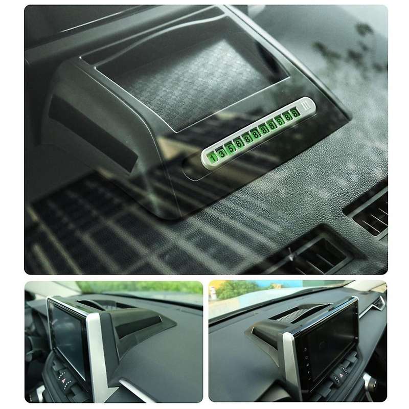 Multi-Function Dashboard Storage Box Console Phone Organizer Tray for 2019-2021, with Parking Number