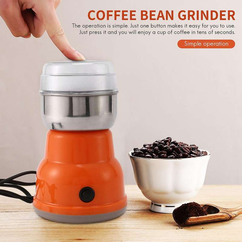 Multifunction Electric Smash Machine,Electric Coffee Grinder,Grain Spice Beans Grinder Maker (EU Plu