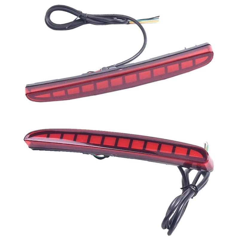 Multi-Function LED Rear Bumper Light Rear Fog Lamp Auto Bulb Brake Light Reflector for 2016 2017 201