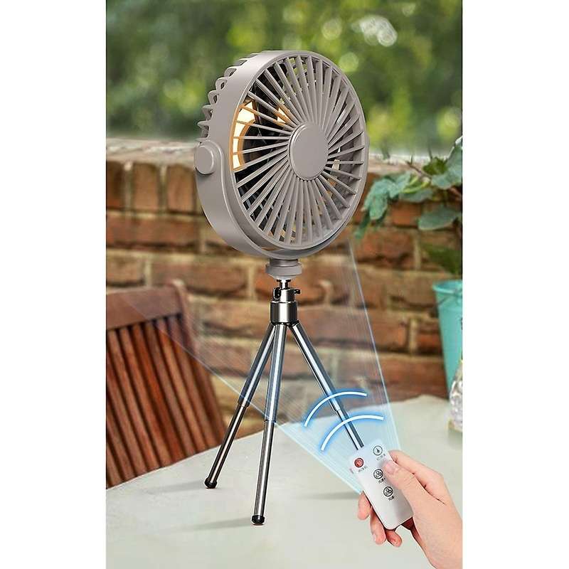 Multifunction Remote Cooler Fan with Tripod Mini Portable Ceiling Timer Fan for Home Office Outdoor