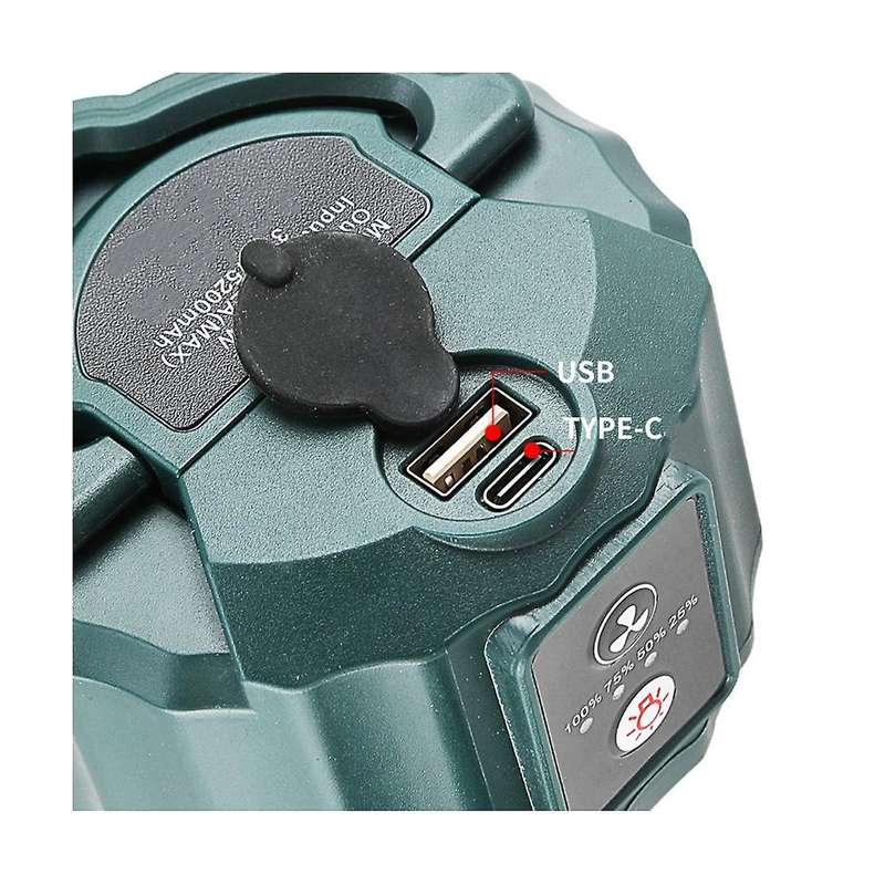 Multifunctional 2in1 Electric Fan 15600mah Usb Recharge Portable Air Cooling Fan Outdoor Camping Ce