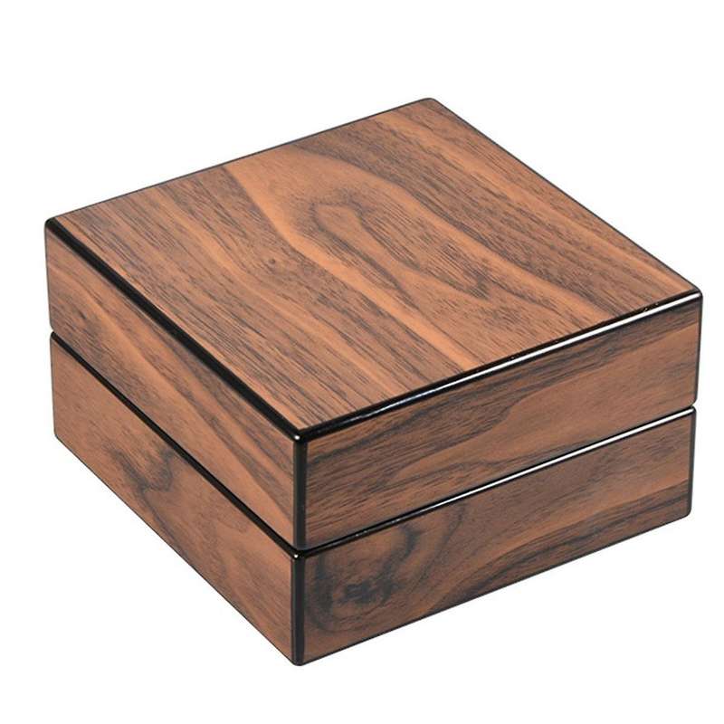 Multifunctional Ashtray Foldable Walnut Wood Box Include Cutter Holder and Hole Opener Smoking Acces