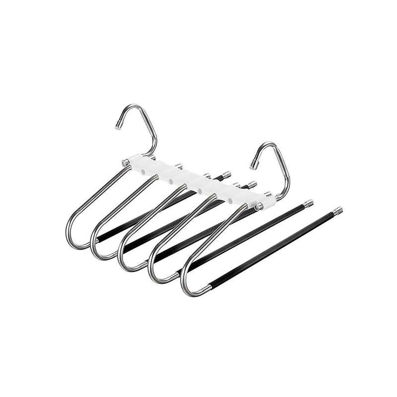 Multi-functional Anti-skid and Anti-tilt Stainless Steel Trouser Rack Multi-layer Seamless Trouser R