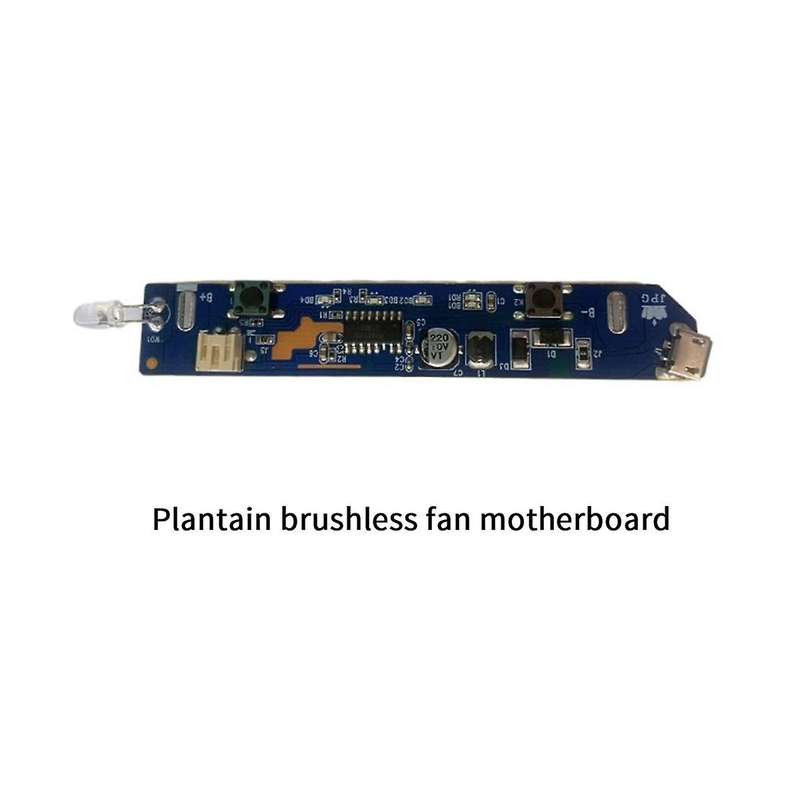 Multifunctional Banana Fan Usb Rechargeable Mini Fan Pcba Mini Fan Circuit Board Three Gears with L