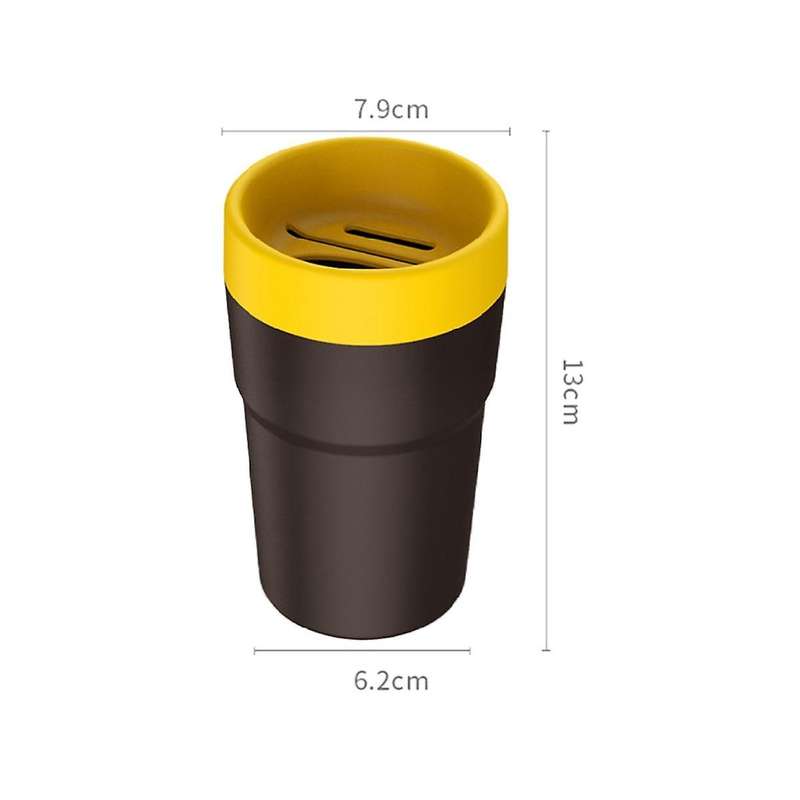 Multifunctional Car Storage Bucket Car Trash Can Coin Box Tissue Box Card Inserter Car Interior Acce