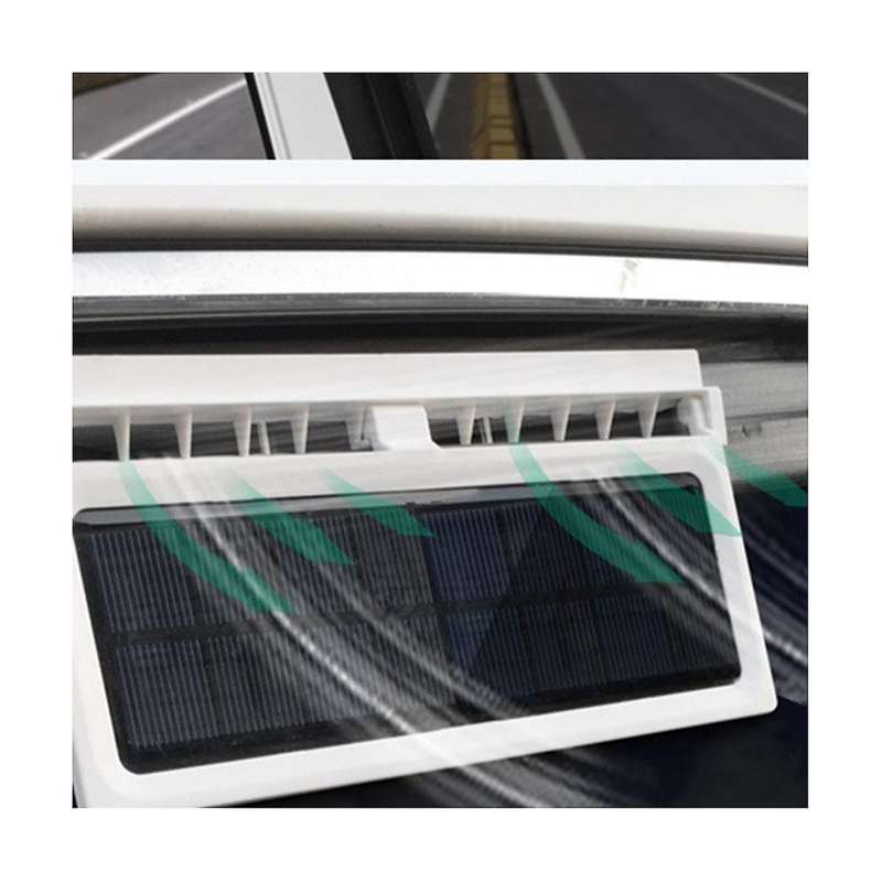 Multifunctional Car Ventilation Fan Car Fan Wireless Solar Charging Fan Portable Compact Radiator,bl