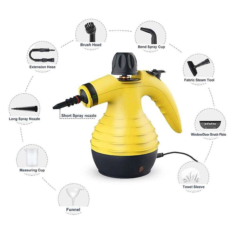 Multifunctional Handheld Steam Cleaner, EU Plug, B
