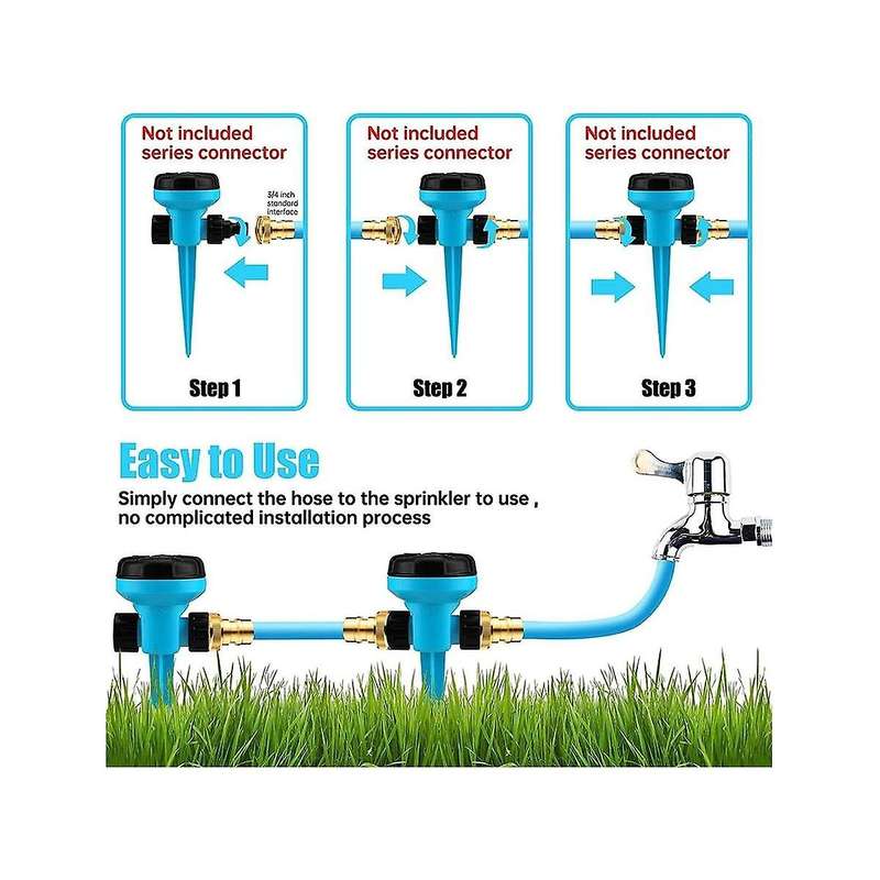 Multifunctional Garden Watering Needle Sprinkler for Watering Ground Nine-function Garden Irrigation
