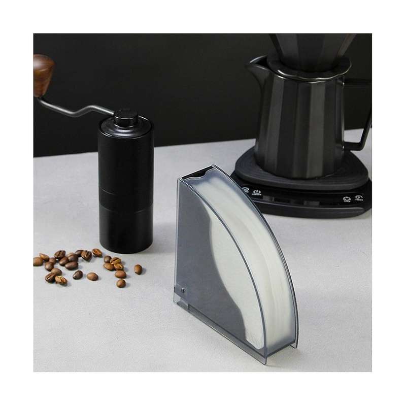 Multifunctional Coffee Filter Case with Lid Organizer Napkin Holder for Travel Business Hotel Kitch