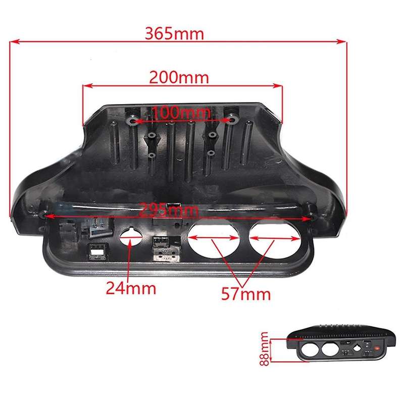 Multifunctional Instrument Panel for 50cc 70cc 90cc 110cc 125cc 150cc 250cc ATV Kart Dirt Bike Quad
