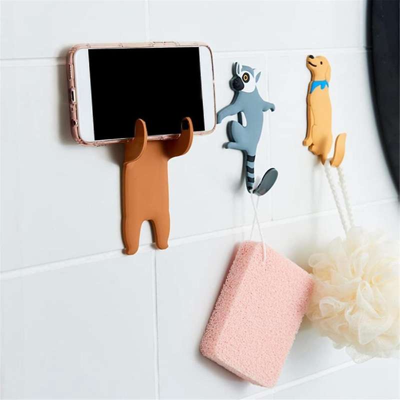 Multifunctional Hook Door Key Animal Key Decorative Jungle Wall Cartoon Murals Hooks
