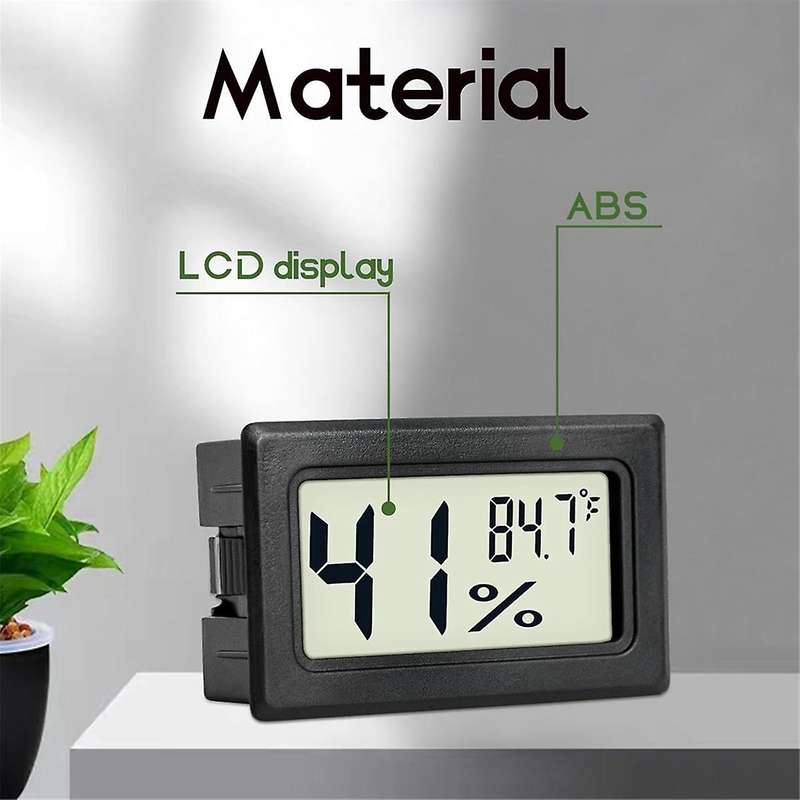 Multifunctional Indoor Digital Thermometer Hygrometer - 3 Pack, Humidity Meters Gauge with Built-In