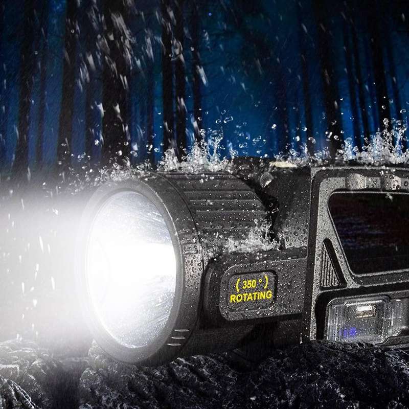 Multifunctional Led Searchlight Outdoor High- Strong Light Portable Lamp,s