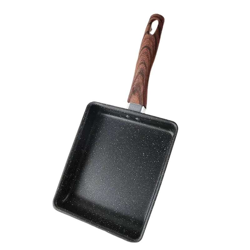 Multifunctional Low-Smoke Stone Frying Pan Tamagoyaki Frying Pan Non-Stick Pan