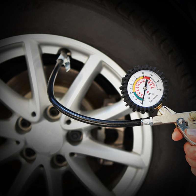 Multifunctional Mechanical Tire Pressure Gauge, High-Precision Tire Pressure Inflation and Deflation