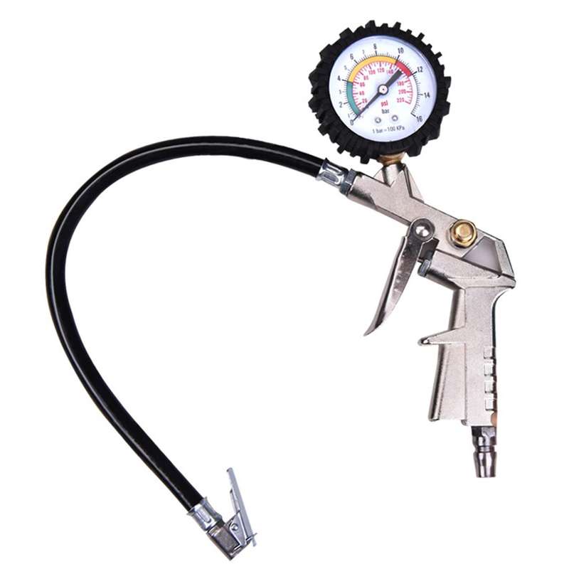 Multifunctional Mechanical Tire Pressure Gauge, High-Precision Tire Pressure Inflation and Deflation